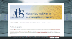 Desktop Screenshot of apis-as.si